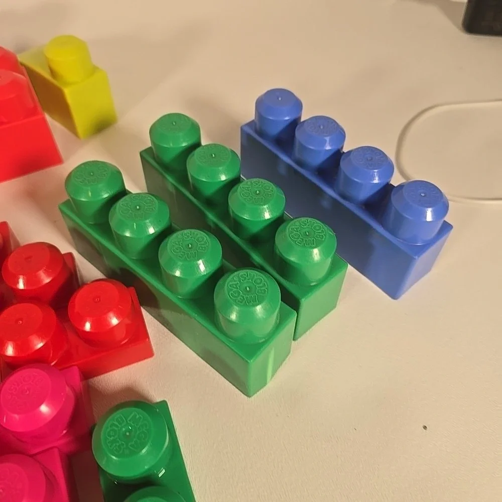 Mega Bloks First Building Blocks Classic Over 50 Pieces‎ Builders Toy Set